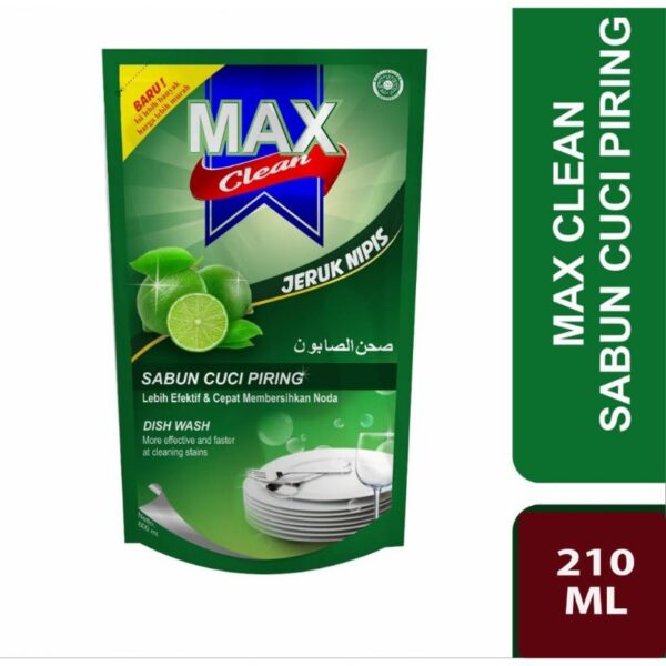 MAX CLEAN JERUK NIPIS POUH 210 ML-V23