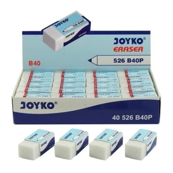 Penghapus Joyko 526 B40 Putih 1pak(40PCS)-V45