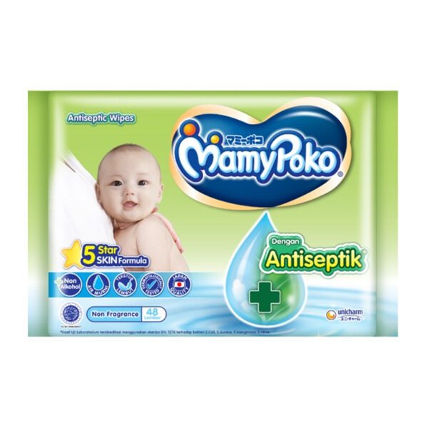 Mamypoko Babywipes Antiseptik Greentea-V15